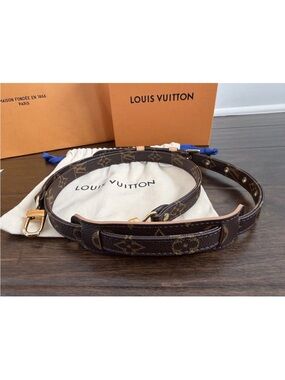 Authentic Louis Vuitton Monogram 16mm Replacement Band Strap Full Set